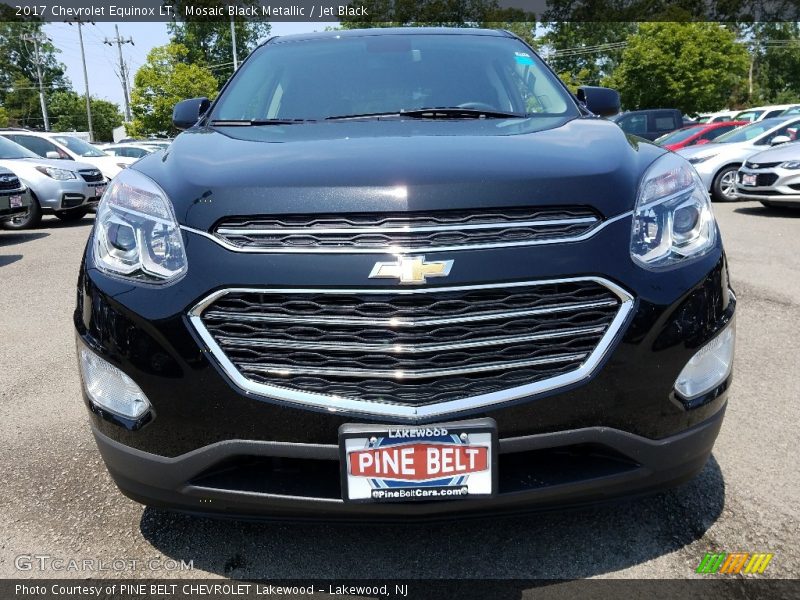 Mosaic Black Metallic / Jet Black 2017 Chevrolet Equinox LT