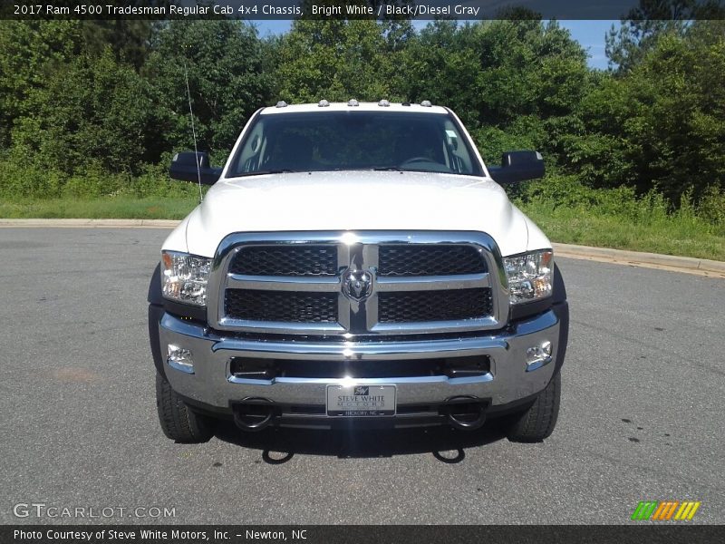 Bright White / Black/Diesel Gray 2017 Ram 4500 Tradesman Regular Cab 4x4 Chassis