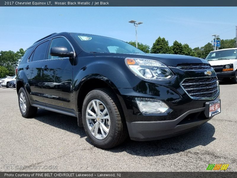 Mosaic Black Metallic / Jet Black 2017 Chevrolet Equinox LT