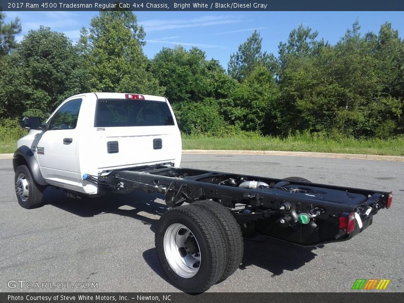 Bright White / Black/Diesel Gray 2017 Ram 4500 Tradesman Regular Cab 4x4 Chassis