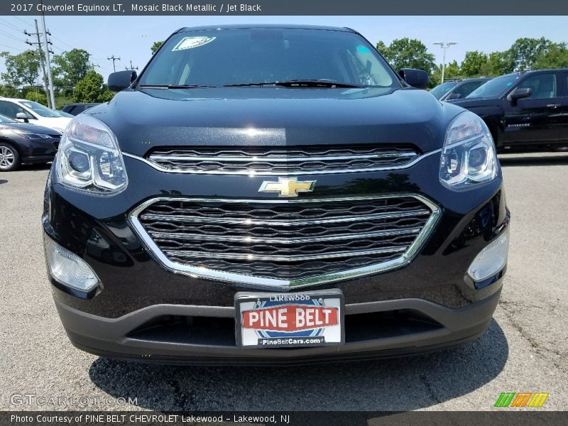 Mosaic Black Metallic / Jet Black 2017 Chevrolet Equinox LT