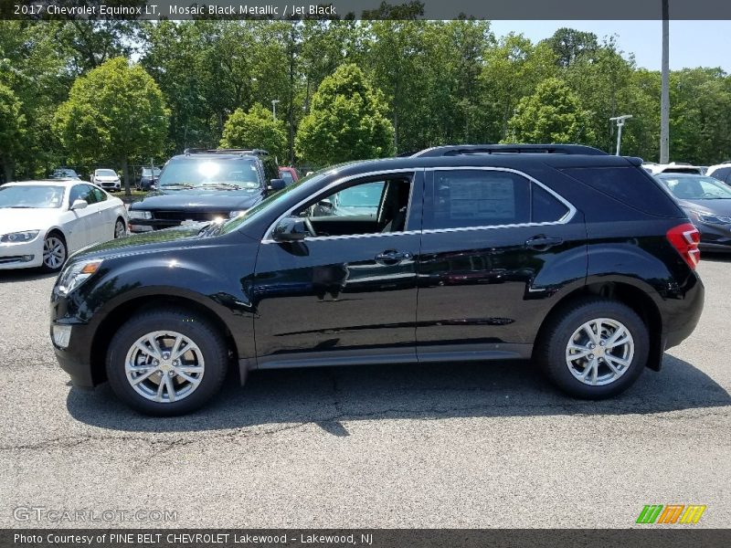 Mosaic Black Metallic / Jet Black 2017 Chevrolet Equinox LT