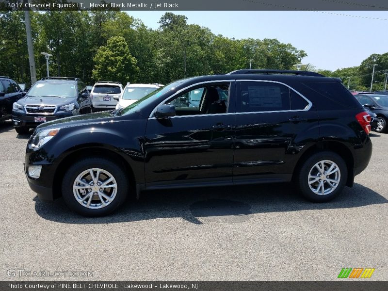Mosaic Black Metallic / Jet Black 2017 Chevrolet Equinox LT