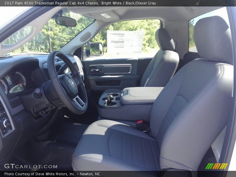 Bright White / Black/Diesel Gray 2017 Ram 4500 Tradesman Regular Cab 4x4 Chassis
