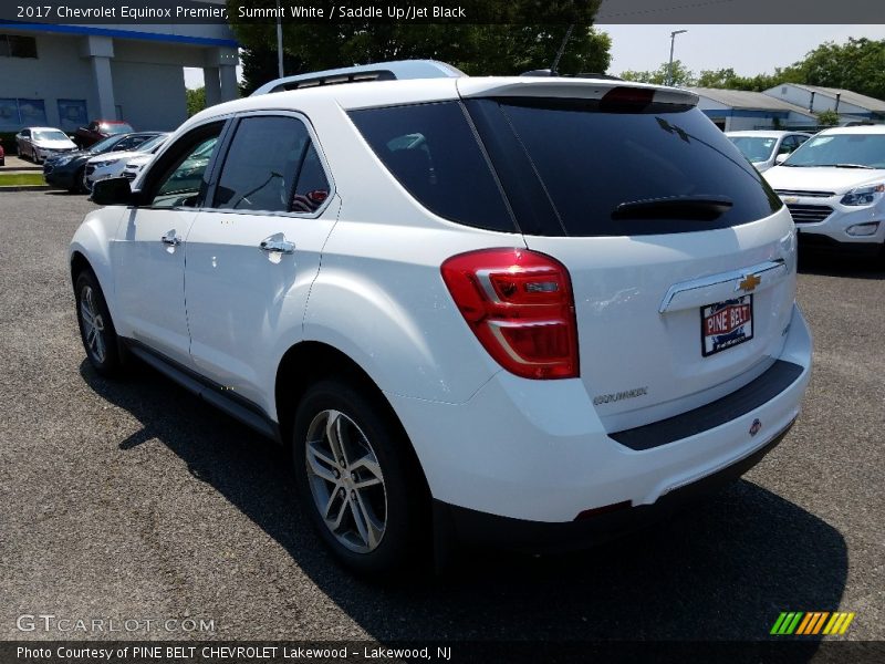 Summit White / Saddle Up/Jet Black 2017 Chevrolet Equinox Premier