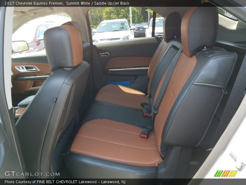 Summit White / Saddle Up/Jet Black 2017 Chevrolet Equinox Premier