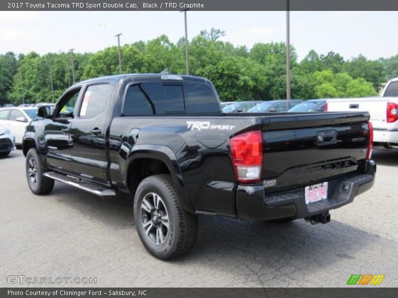 Black / TRD Graphite 2017 Toyota Tacoma TRD Sport Double Cab