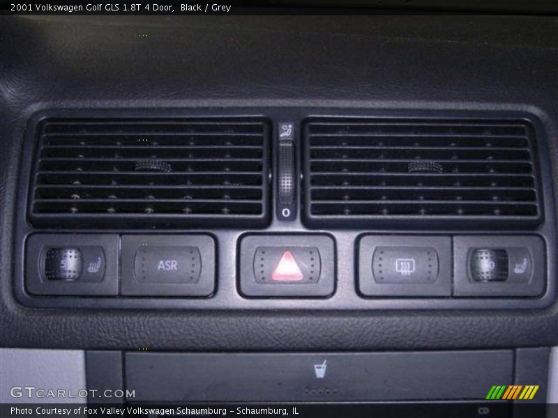 Black / Grey 2001 Volkswagen Golf GLS 1.8T 4 Door