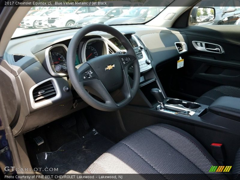 Blue Velvet Metallic / Jet Black 2017 Chevrolet Equinox LS