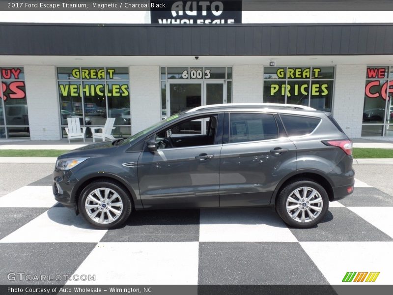 Magnetic / Charcoal Black 2017 Ford Escape Titanium