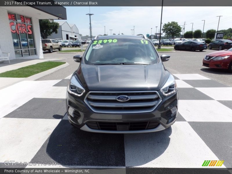 Magnetic / Charcoal Black 2017 Ford Escape Titanium