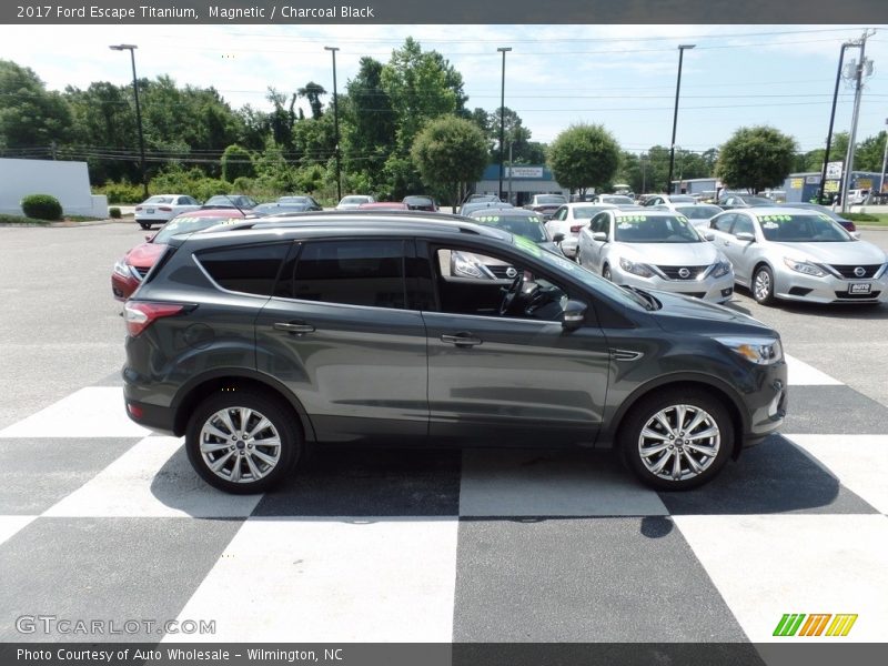 Magnetic / Charcoal Black 2017 Ford Escape Titanium