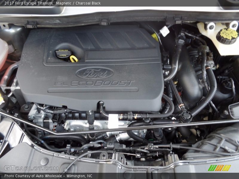 Magnetic / Charcoal Black 2017 Ford Escape Titanium