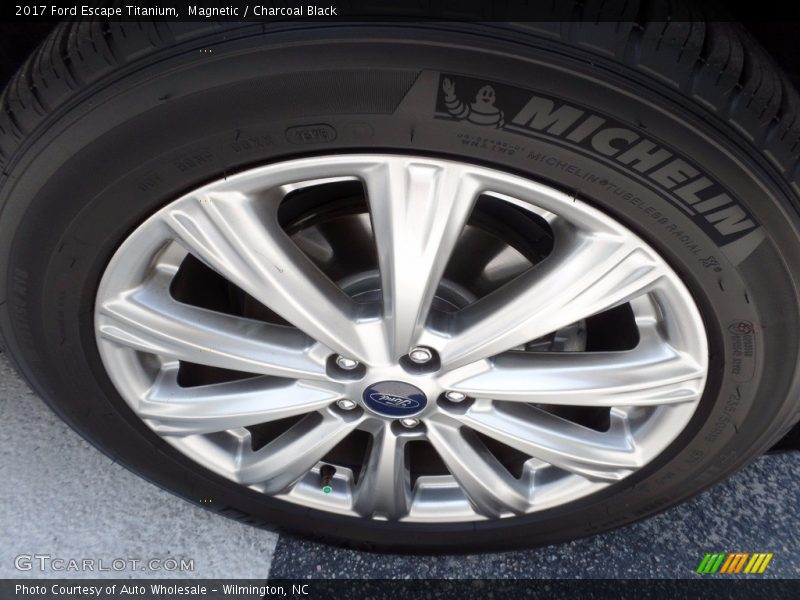 Magnetic / Charcoal Black 2017 Ford Escape Titanium