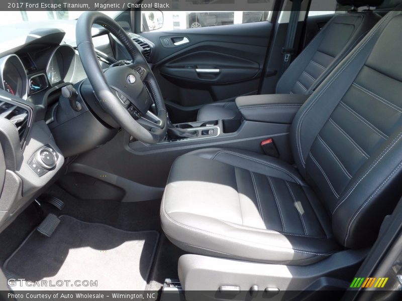 Magnetic / Charcoal Black 2017 Ford Escape Titanium