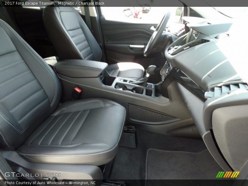 Magnetic / Charcoal Black 2017 Ford Escape Titanium