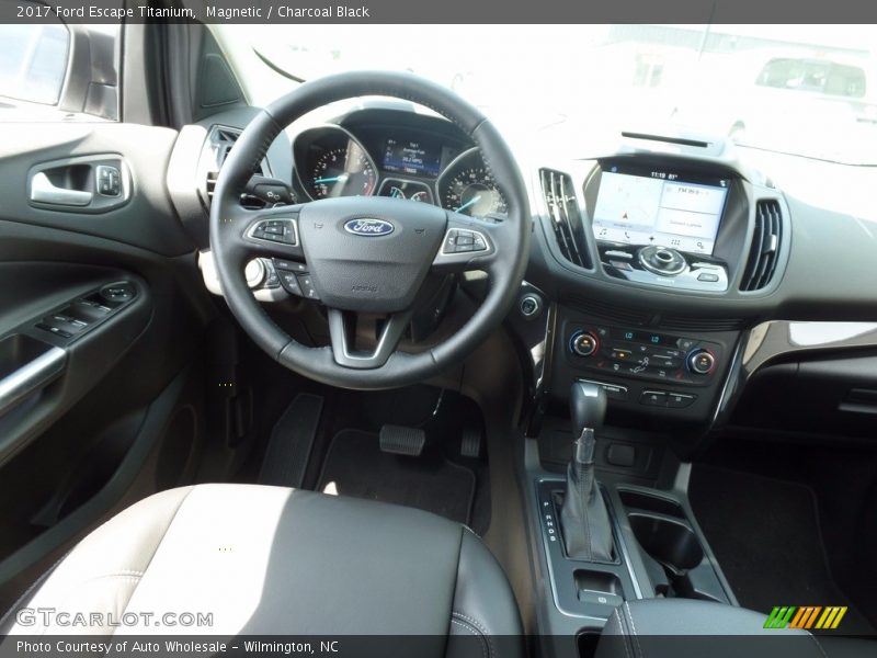 Magnetic / Charcoal Black 2017 Ford Escape Titanium