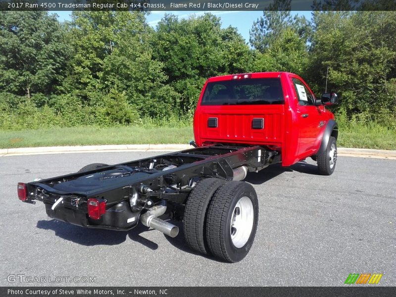 Flame Red / Black/Diesel Gray 2017 Ram 4500 Tradesman Regular Cab 4x4 Chassis