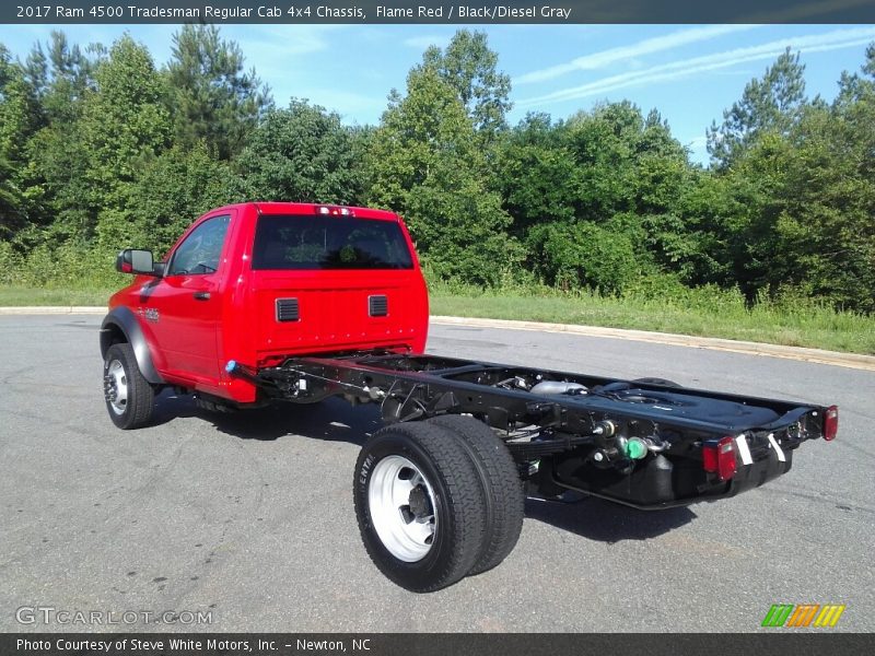 Flame Red / Black/Diesel Gray 2017 Ram 4500 Tradesman Regular Cab 4x4 Chassis