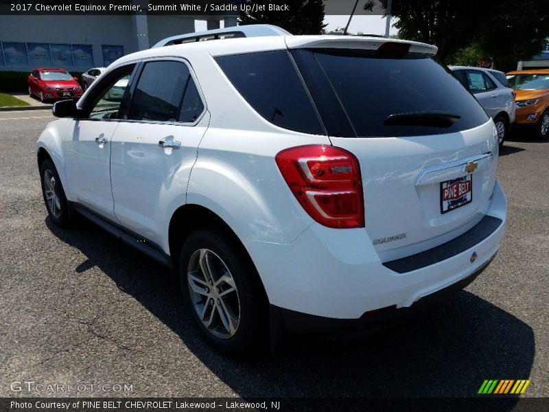 Summit White / Saddle Up/Jet Black 2017 Chevrolet Equinox Premier