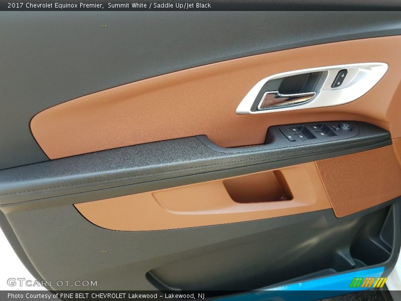 Summit White / Saddle Up/Jet Black 2017 Chevrolet Equinox Premier