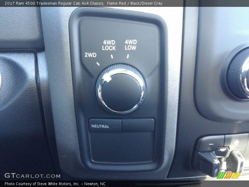 Controls of 2017 4500 Tradesman Regular Cab 4x4 Chassis