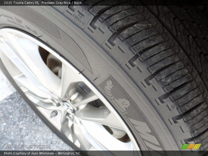 Predawn Gray Mica / Black 2015 Toyota Camry SE