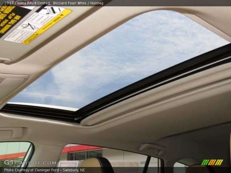 Blizzard Pearl White / Nutmeg 2017 Toyota RAV4 Limited