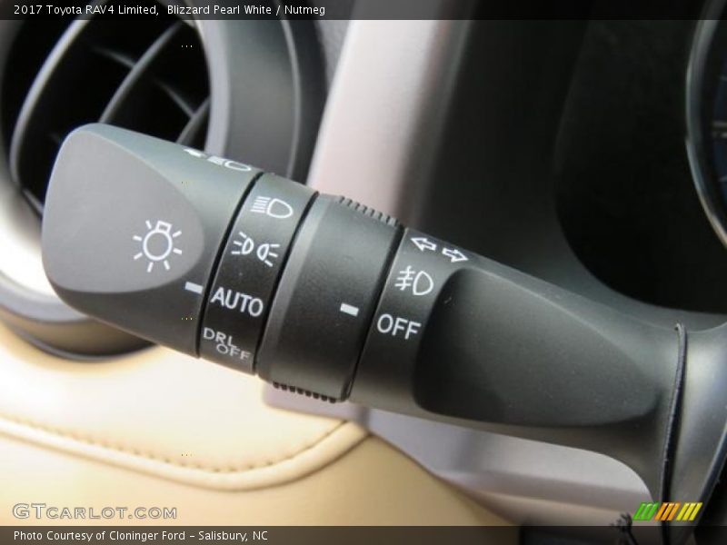 Blizzard Pearl White / Nutmeg 2017 Toyota RAV4 Limited