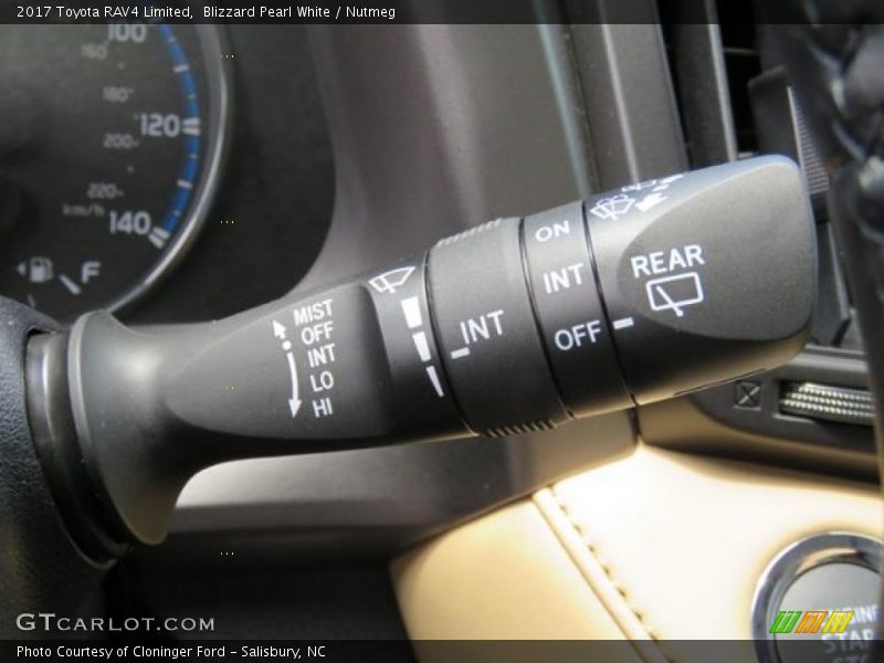 Blizzard Pearl White / Nutmeg 2017 Toyota RAV4 Limited