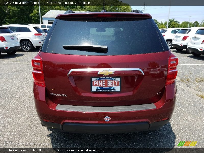 Siren Red Tintcoat / Jet Black 2017 Chevrolet Equinox LT