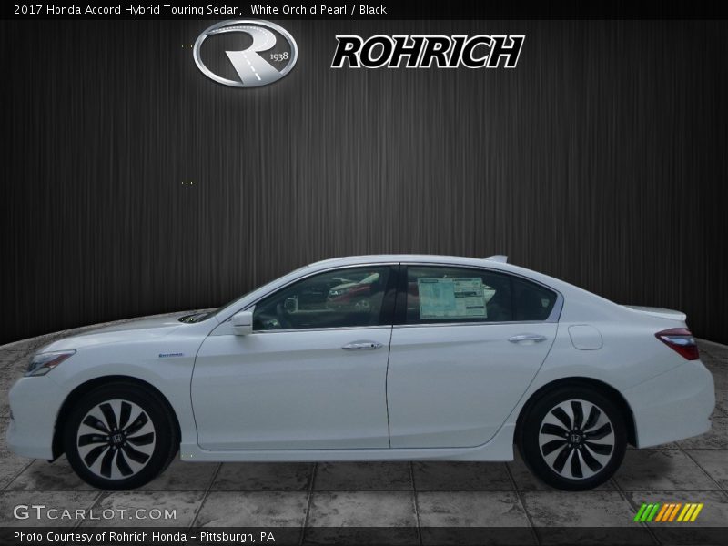 White Orchid Pearl / Black 2017 Honda Accord Hybrid Touring Sedan