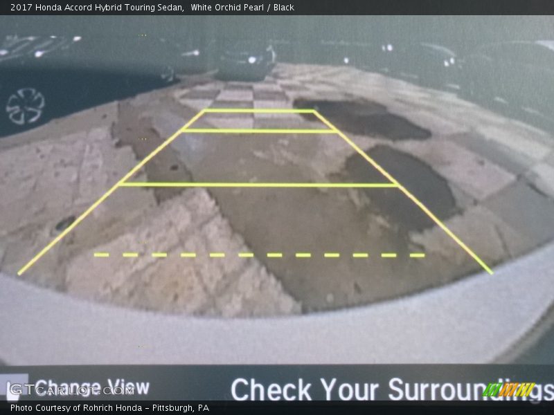 White Orchid Pearl / Black 2017 Honda Accord Hybrid Touring Sedan