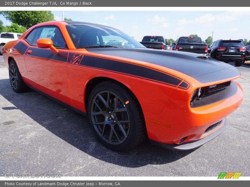 Go Mango / Black 2017 Dodge Challenger T/A