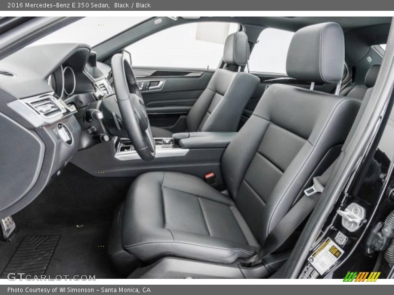 Black / Black 2016 Mercedes-Benz E 350 Sedan