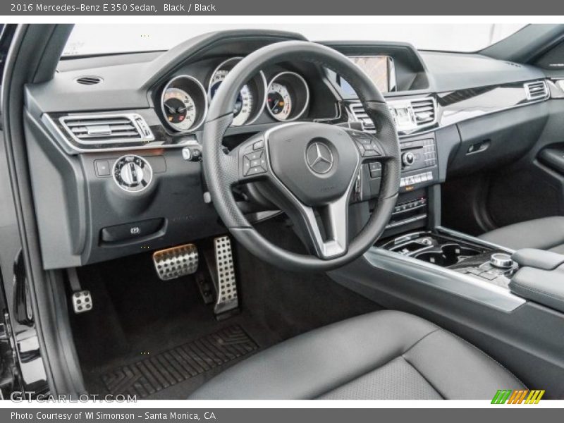 Black / Black 2016 Mercedes-Benz E 350 Sedan
