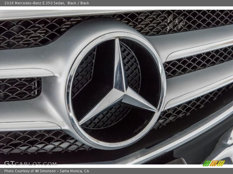 Black / Black 2016 Mercedes-Benz E 350 Sedan