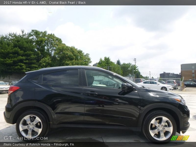 Crystal Black Pearl / Black 2017 Honda HR-V EX-L AWD