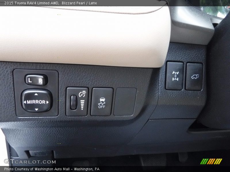 Blizzard Pearl / Latte 2015 Toyota RAV4 Limited AWD