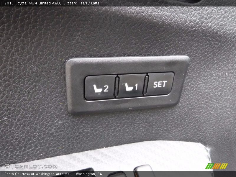 Blizzard Pearl / Latte 2015 Toyota RAV4 Limited AWD