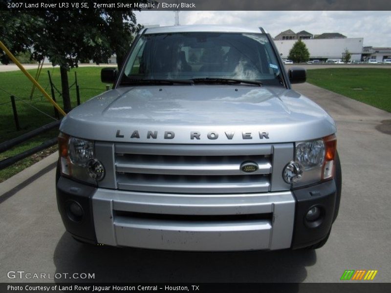 Zermatt Silver Metallic / Ebony Black 2007 Land Rover LR3 V8 SE