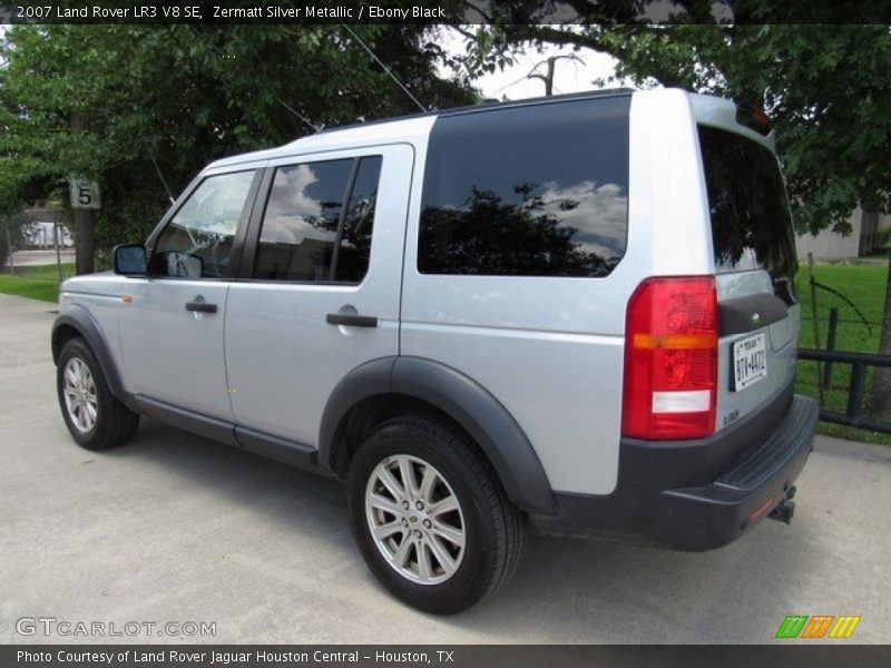 Zermatt Silver Metallic / Ebony Black 2007 Land Rover LR3 V8 SE