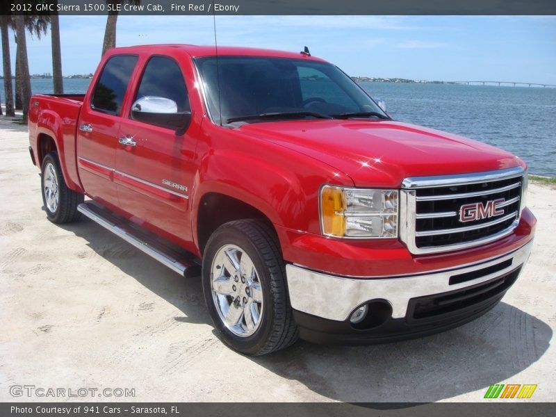Fire Red / Ebony 2012 GMC Sierra 1500 SLE Crew Cab
