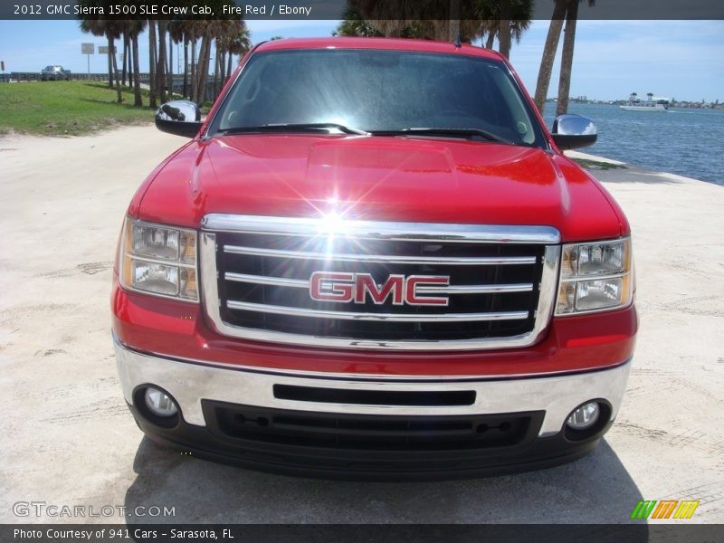 Fire Red / Ebony 2012 GMC Sierra 1500 SLE Crew Cab