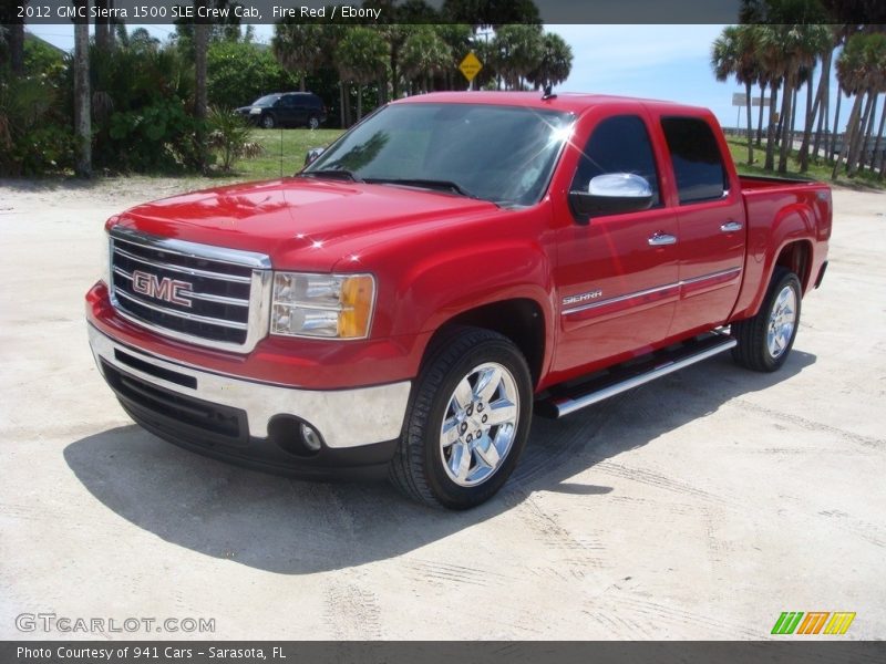 Fire Red / Ebony 2012 GMC Sierra 1500 SLE Crew Cab