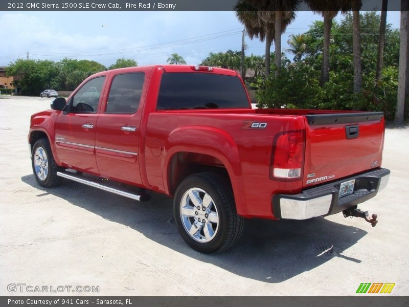 Fire Red / Ebony 2012 GMC Sierra 1500 SLE Crew Cab