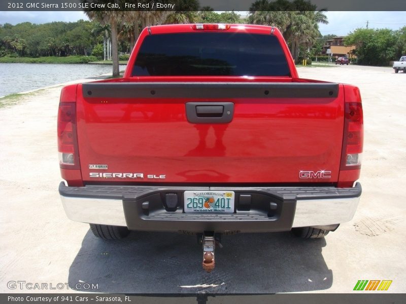 Fire Red / Ebony 2012 GMC Sierra 1500 SLE Crew Cab