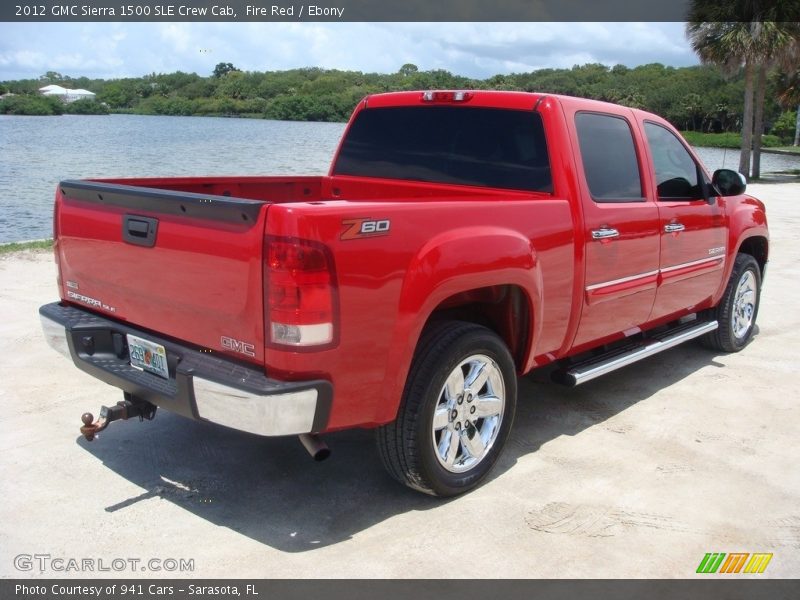 Fire Red / Ebony 2012 GMC Sierra 1500 SLE Crew Cab