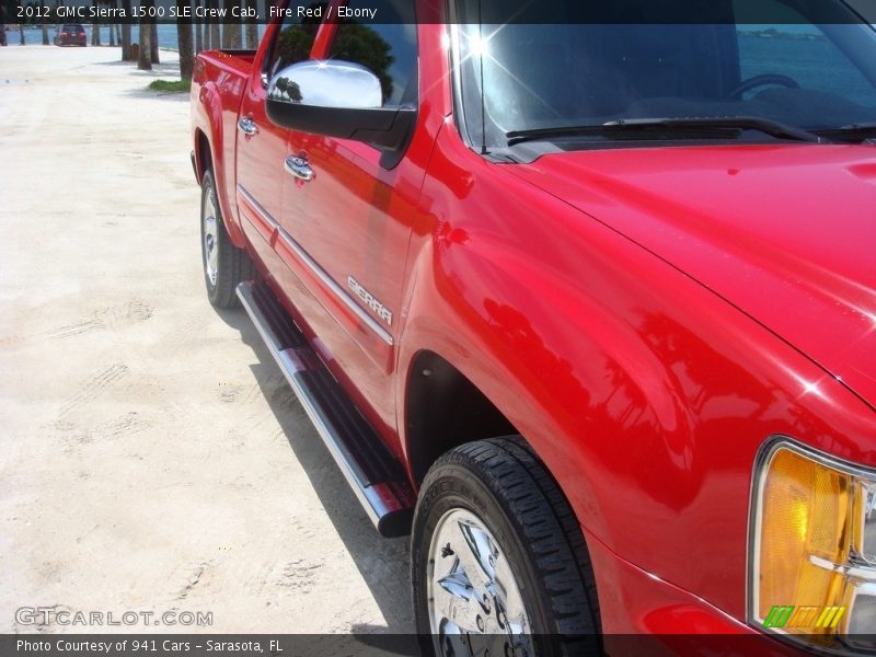 Fire Red / Ebony 2012 GMC Sierra 1500 SLE Crew Cab