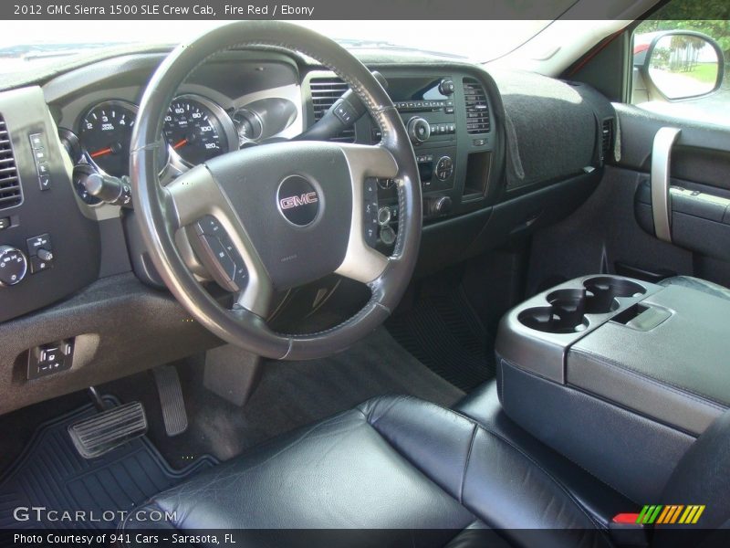 Fire Red / Ebony 2012 GMC Sierra 1500 SLE Crew Cab